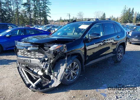 2025 Toyota Rav4 Hybrid Limited из США, поврежденный, VIN JTMD6RFV3SJ095500